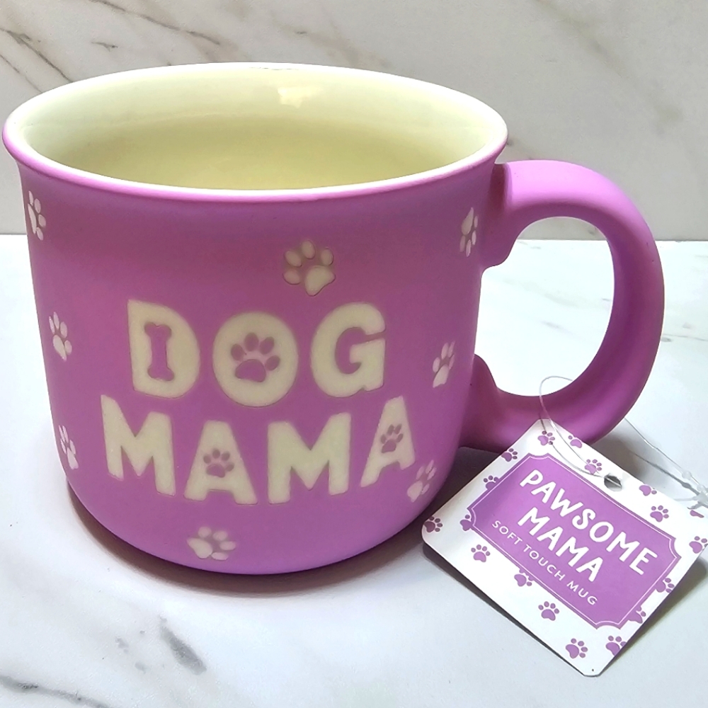 Eccolo Pink Dog Mama mom Mug